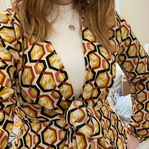 70s style blouse